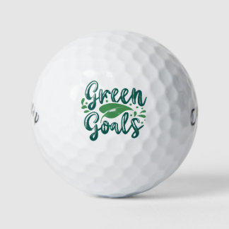 Green Goals  Golf Balls