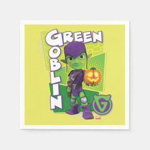 Green Goblin Character Badge Napkin