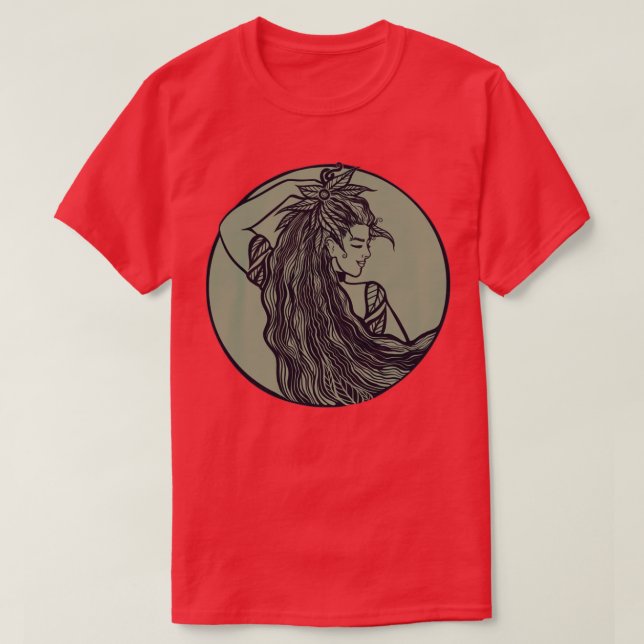 Green Goddess T-Shirt (Design Front)