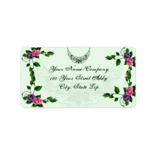 Green Goddess Upright Crescent Label