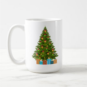 Green, Gold, and Gifts with Green Tree Coffee Mug