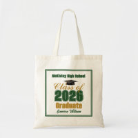 Green Gold Class of 2026 Graduation Custom