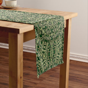 Green Gold Decorative Table Runner