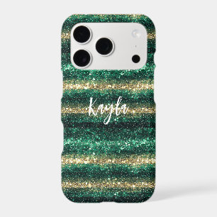 Green Gold Glitter Christmas