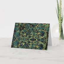 Green, Gold Marble Vintage Antique Book Cover