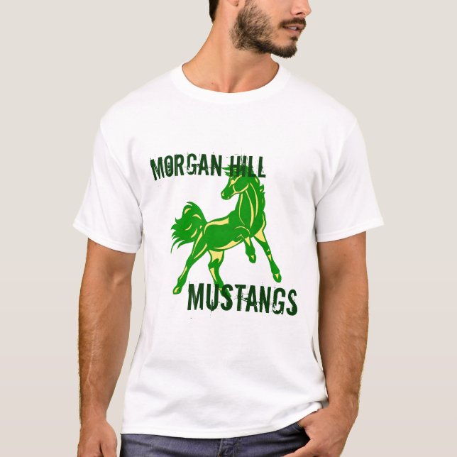 Green-Gold Mustang Shirt (Front)