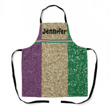 Green Gold Purple Glam Faux Glitter Womens Teen