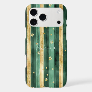 Green Gold Shamrock St. Patrick's Day Stripes