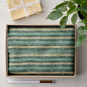 Green Gold Shamrock St. Patrick's Day Tissue Paper