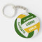 green gold team colours personalized volleyball