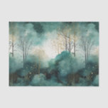 Green Gold Trees Christmas Tissue Paper<br><div class="desc">Green Gold Trees Christmas</div>