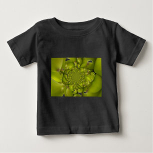 Green Gold: Tropical Twist banana Kaleidoscope Baby T-Shirt