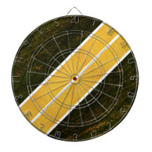 Green Gold White Lines