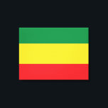 Green, Gold (Yellow) and Red Colours Flag Canvas Print<br><div class="desc">Green, Gold (Yellow) & Red Flag Colours.
Vintage Old School Alternative Hip Hop T Shirts Apparel, Hats, Stickers, Smart Phone Cases and more.</div>