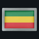 Green, Gold (Yellow) and Red Colours Flag Rectangular Belt Buckle<br><div class="desc">Green,  Gold (Yellow) & Red Flag Colours. 

Vintage Old School Alternative Hip Hop T Shirts Apparel,  Hats,  Stickers,  Smart Phone Cases and more.</div>
