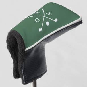 Green Golf Clubs Monogram Golf Head Cover