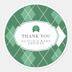 green golf favor sticker
