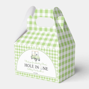 Green Golf Hole in One Birthday Party Favour Boxes