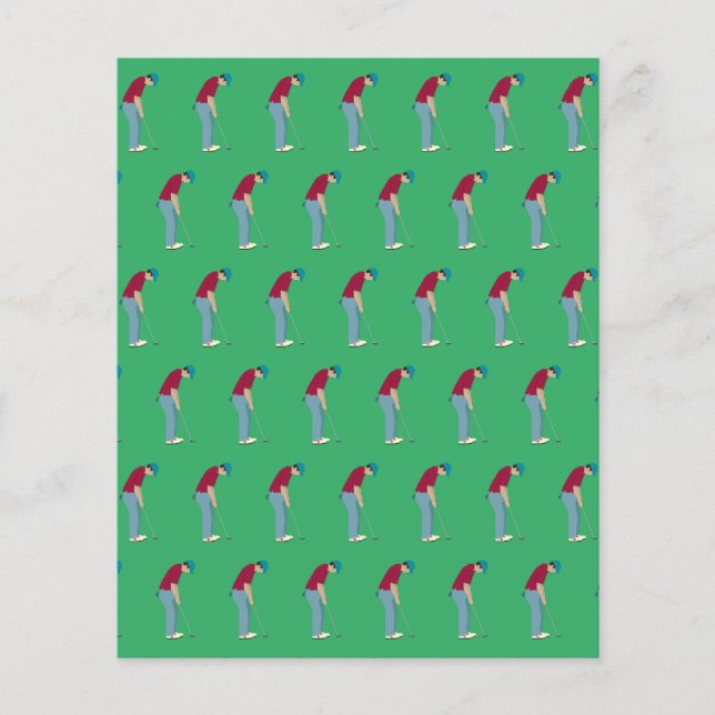 Green Golf Themed (Front)