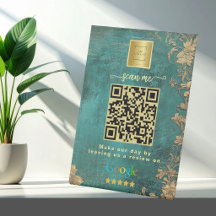 Green Google Reviews Business Link QR Code