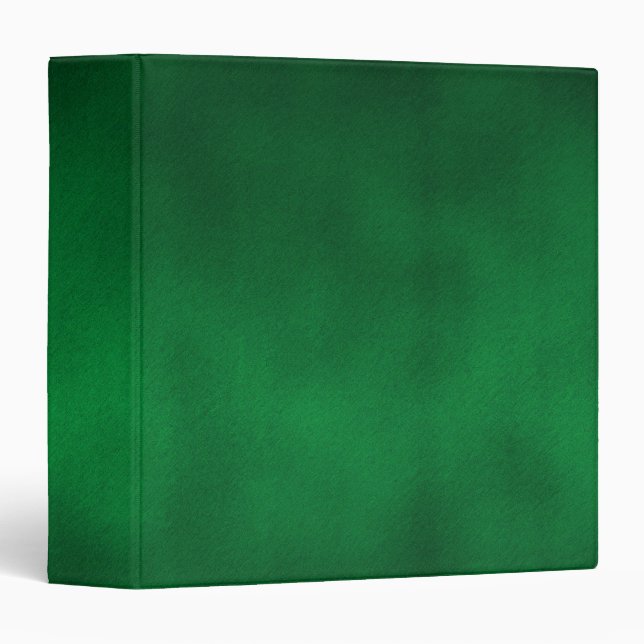 Green Gothic Ombre Background Art Binder (Front/Spine)
