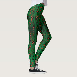 green grade leggings