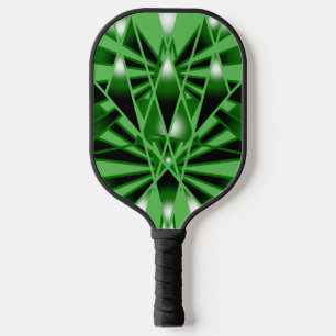 Green Gradient Colour Fill Art Perspective Drawing Pickleball Paddle