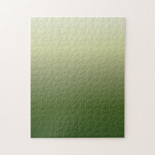 Green Gradient Minimal Design Difficult Jigsaw Puzzle