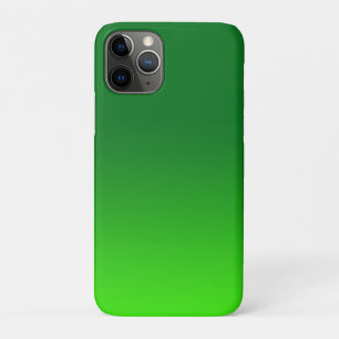 Green Gradient Ombre Vivid Modern Simple iPhone 11 Pro Case
