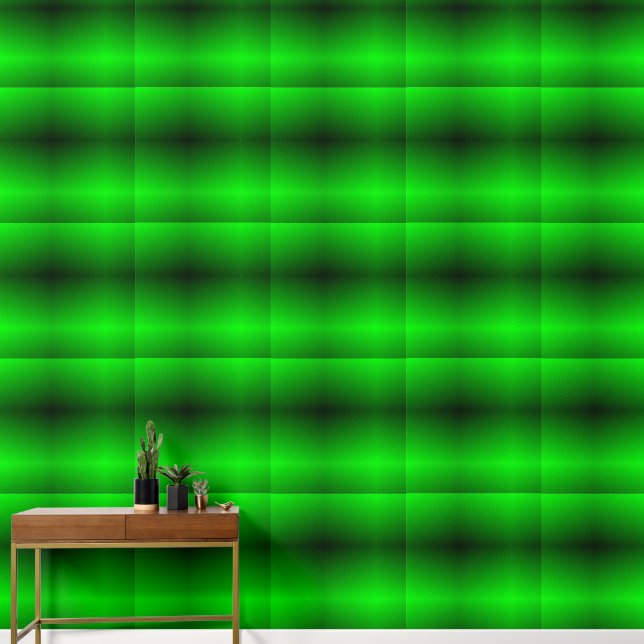 Green gradient ombre wallpaper (Hallway)