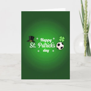 Green Gradient Patrick Day Card