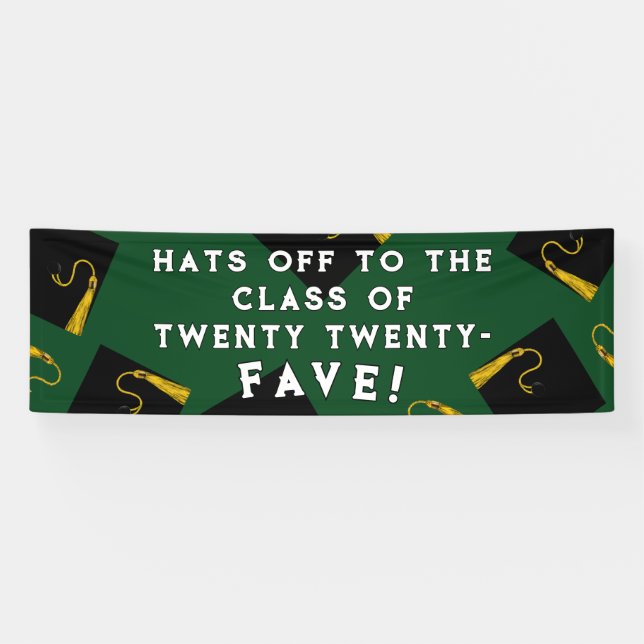 Green Graduation 2025 Banner (Horizontal)