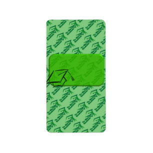 Green GRADUATION Hersheys Miniature Candy bar wrap Label