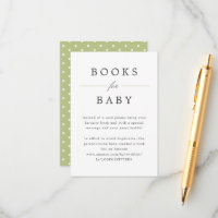 Green Grand Millennial Books for Baby Request