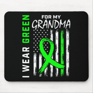 Green Grandma Kidney Disease Cerebral Palsy Awaren Mouse Pad