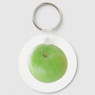 Green Granny Smith healthy vegetarian cuisine food Keychain