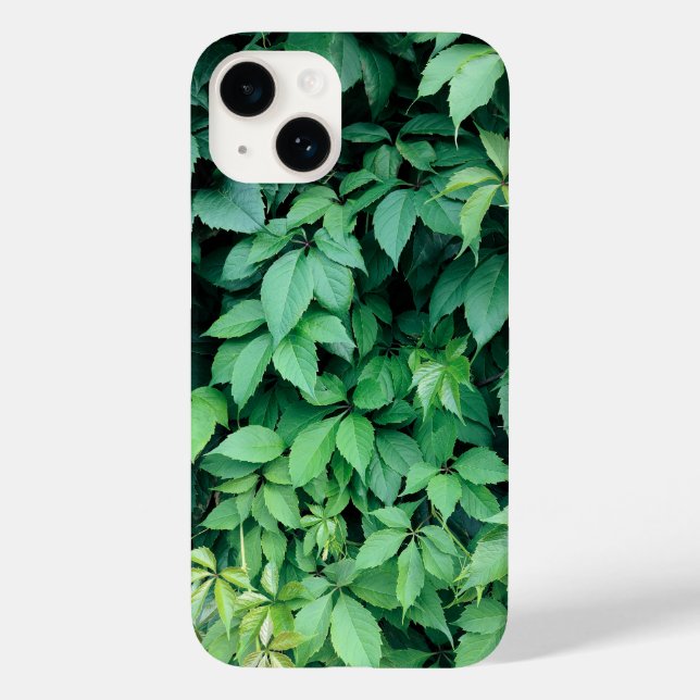Green Grape Leaves Case-Mate iPhone Case (Back)