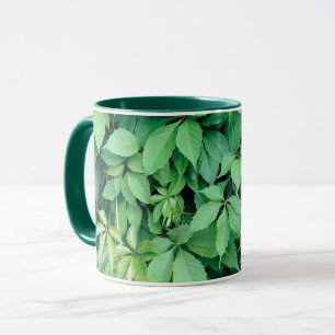 Green Grape Leaves Mug