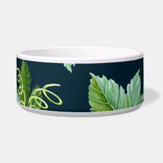 Green Grape: Watercolor Dark Pattern