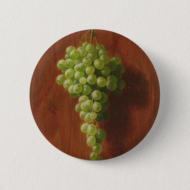 Green Grapes 2 Inch Round Button (Front)