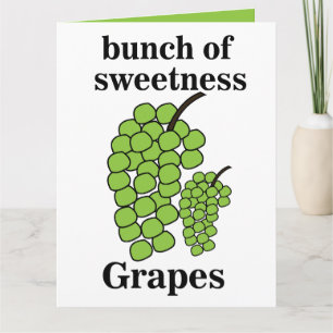 Green Grapes  Card