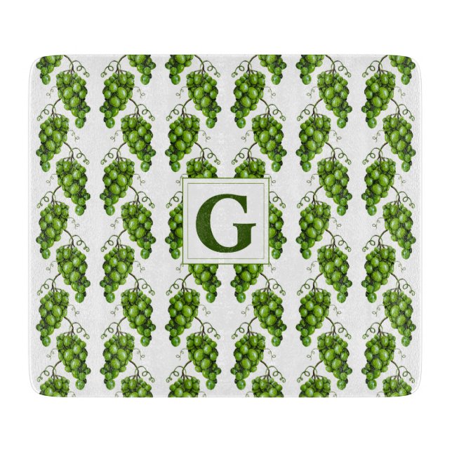 Green Grapes Cutting Board (Front)