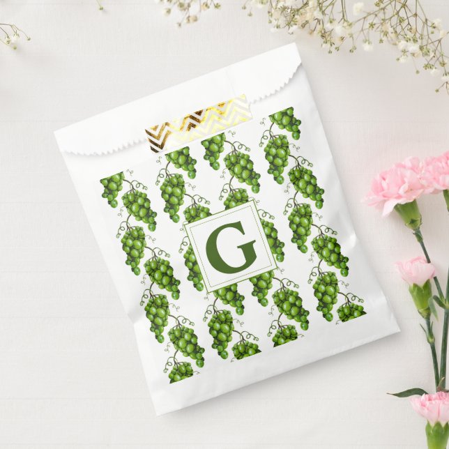 Green Grapes Favour Bag (Sealed)
