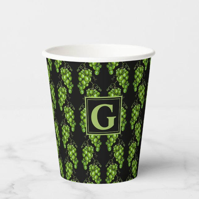 Green Grapes Paper Cup (Front)