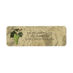 Green Grapes Rustic Vintage