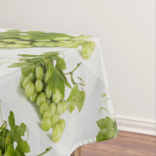 Green Grapes Tiled Tablecloth