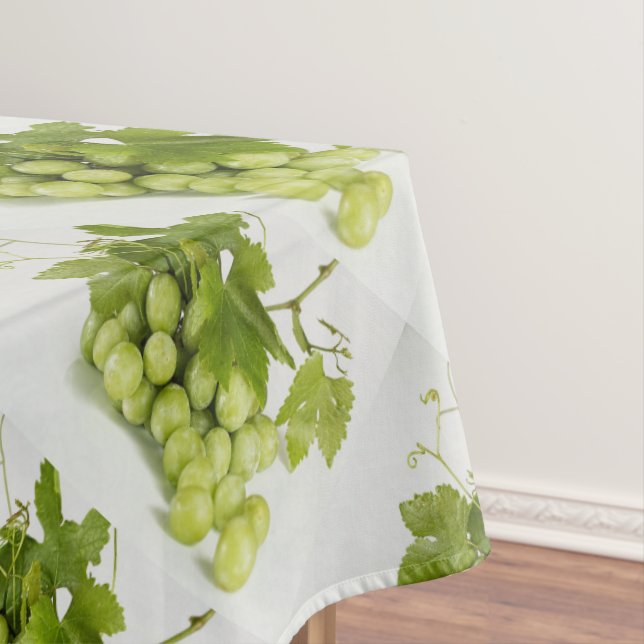 Green Grapes Tiled Tablecloth (In Situ)