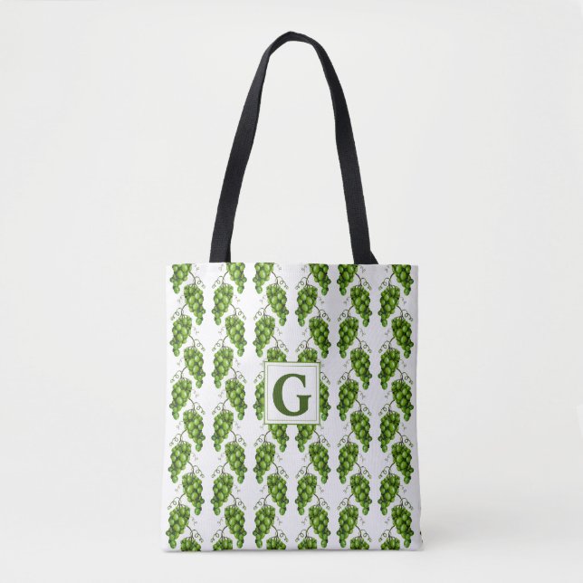 Green Grapes Tote Bag (Front)