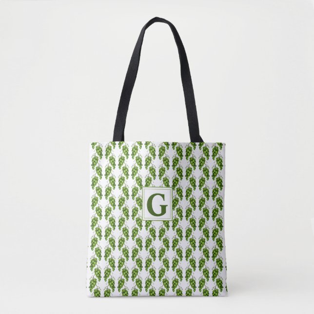 Green Grapes Tote Bag (Front)