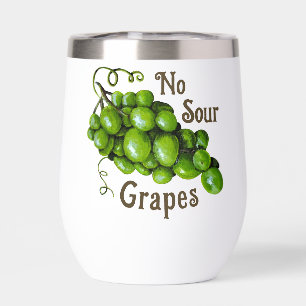 Green Grapes Wine Tumbler